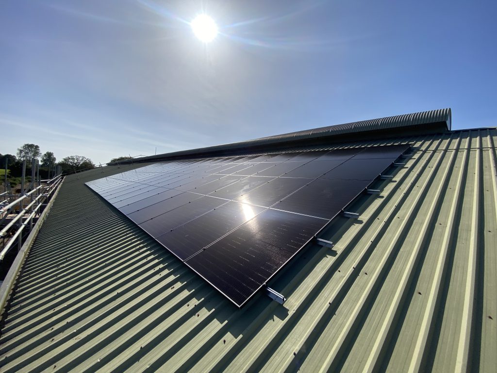Solar PV installation at Upper Medhurst Farm