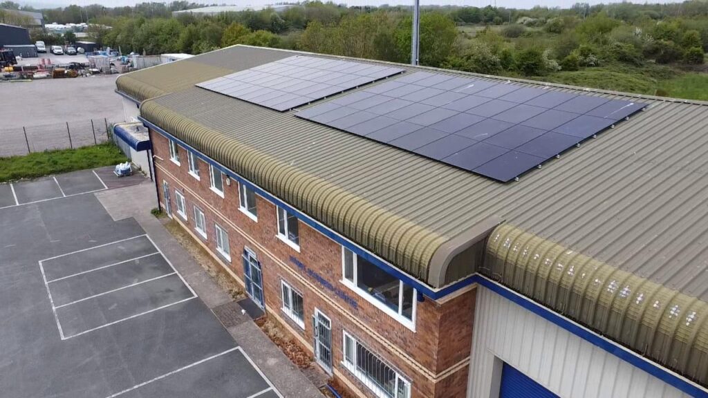 Solar power roof